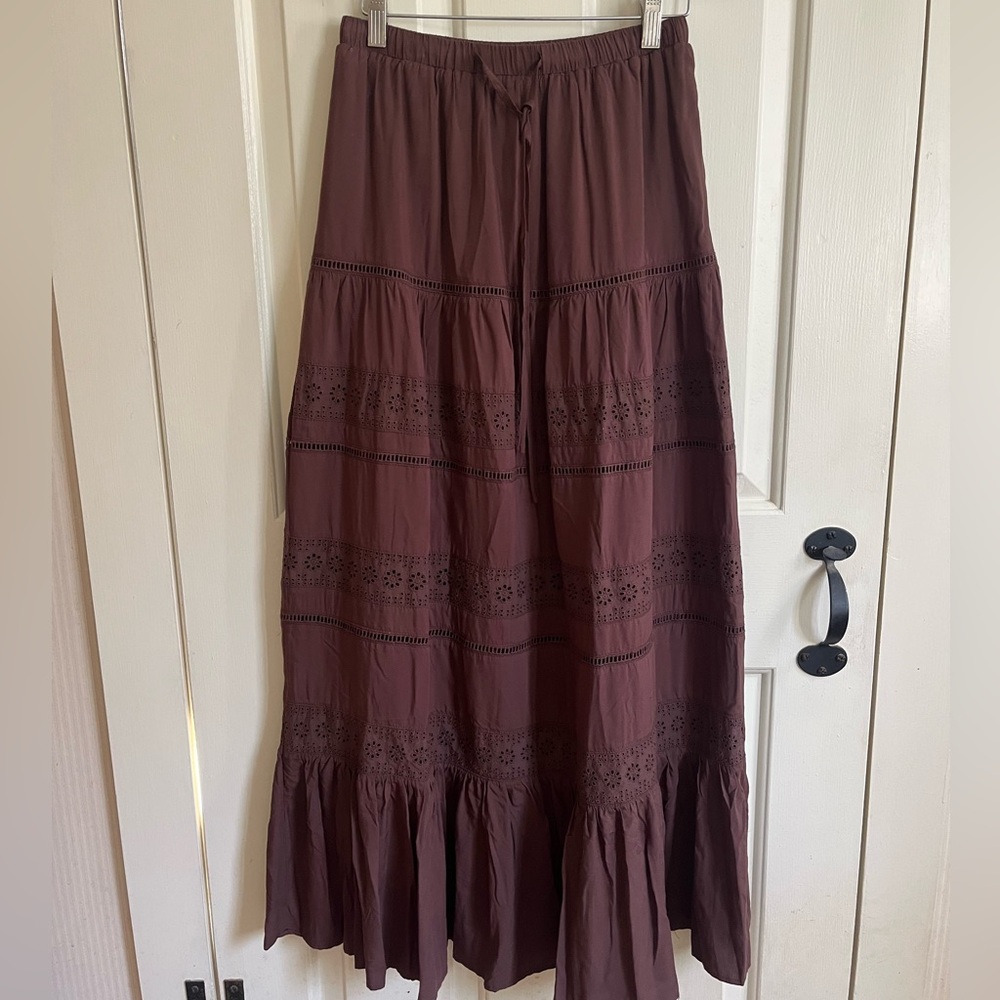 💖Boho Breeze Tiered Maxi Skirt💖 - Picture 2 of 16